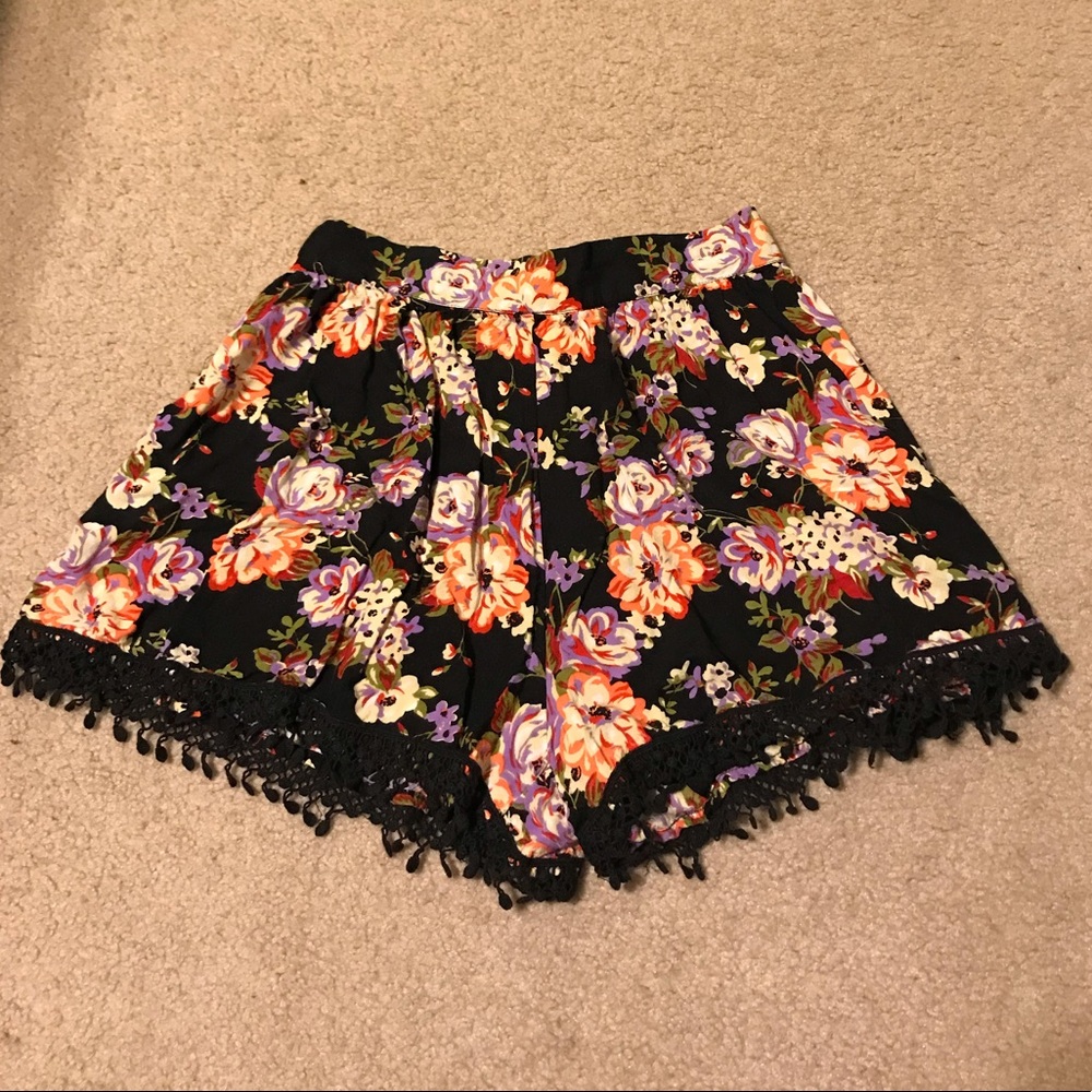 Band of Gypsies floral shorts
